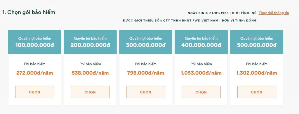 Các mức chi trả bồi thường của bảo hiểm bệnh ung thư FWD