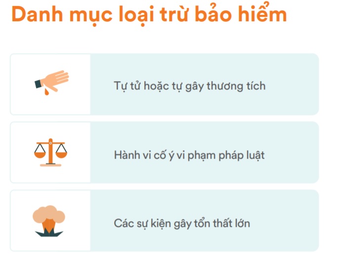 Trường hợp loại trừ bảo hiểm miễn đóng phí nâng cao 2.0
